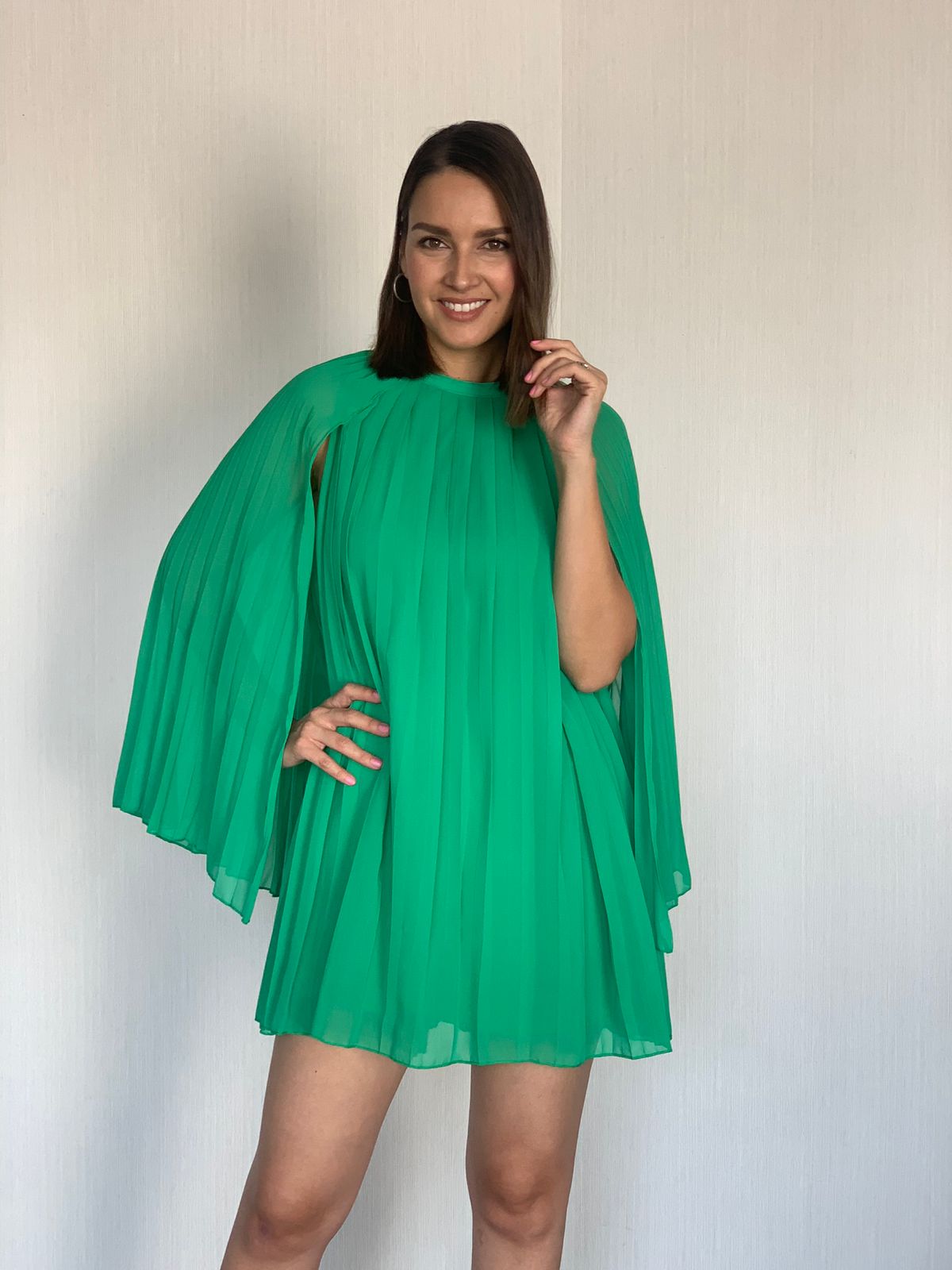 VESTIDO VERDE 2675