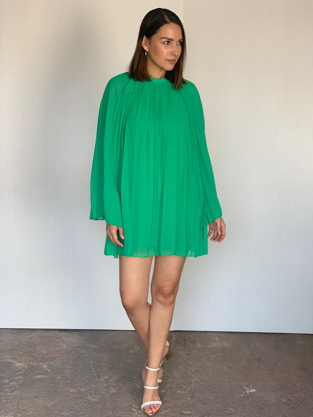 VESTIDO VERDE 2675