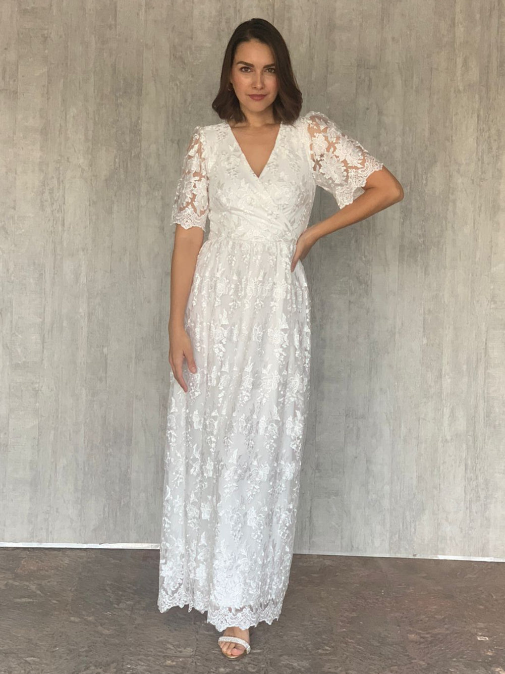 VESTIDO BLANCO 1235