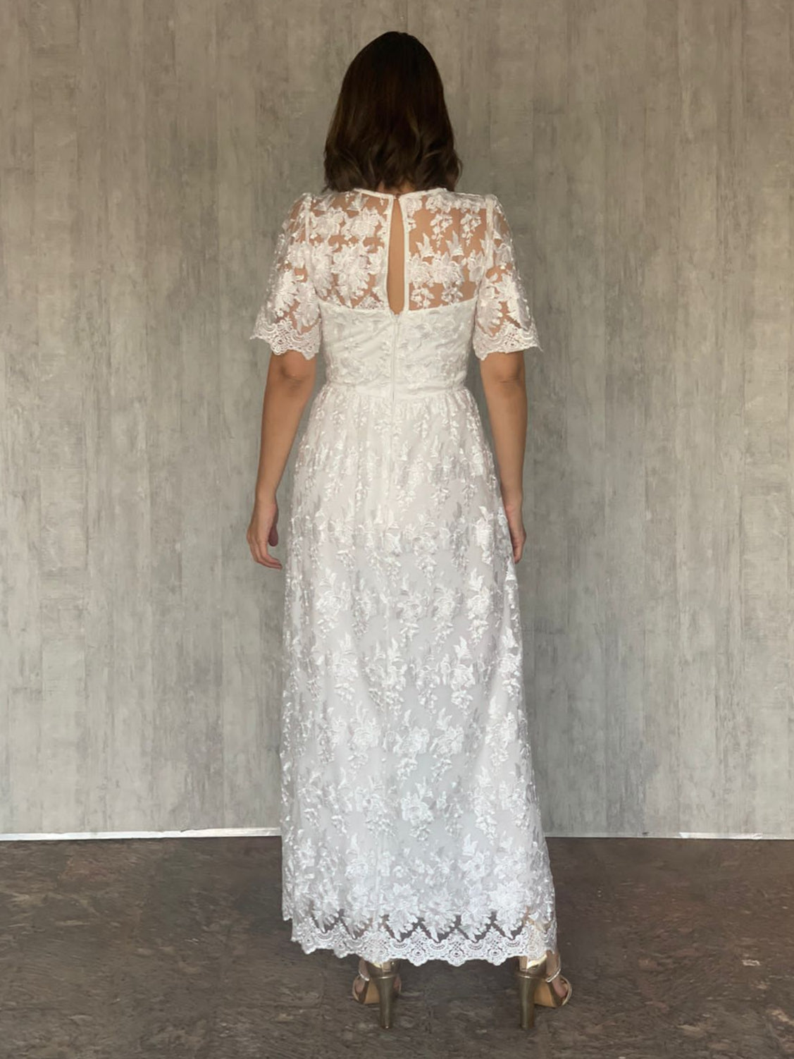 VESTIDO BLANCO 1235