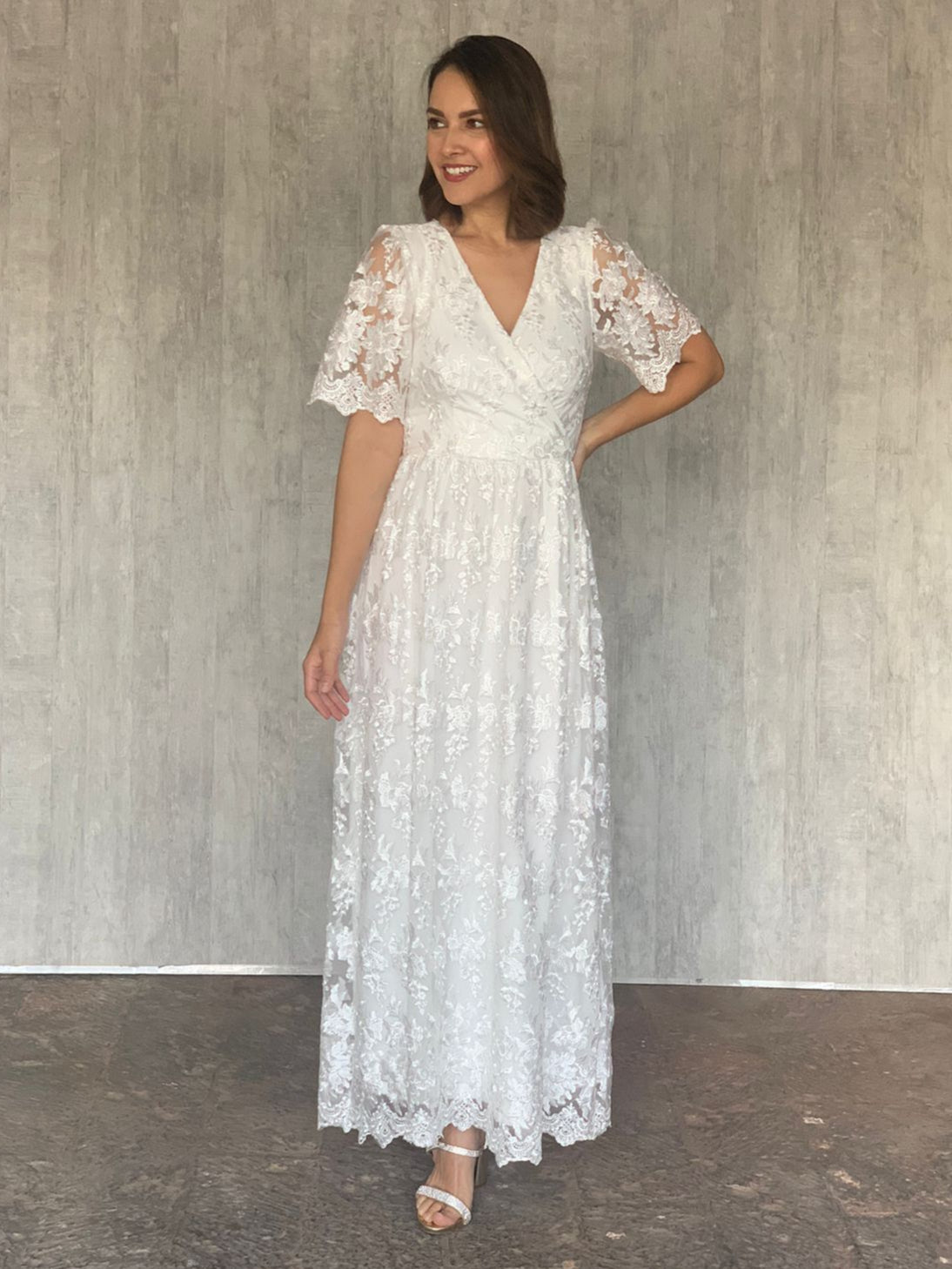 VESTIDO BLANCO 1235
