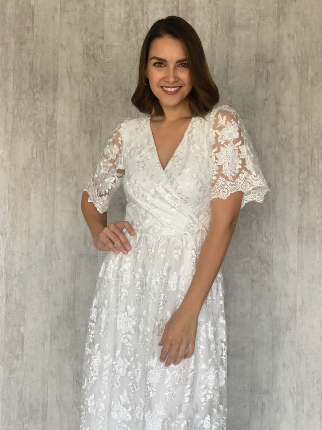 VESTIDO BLANCO 1235