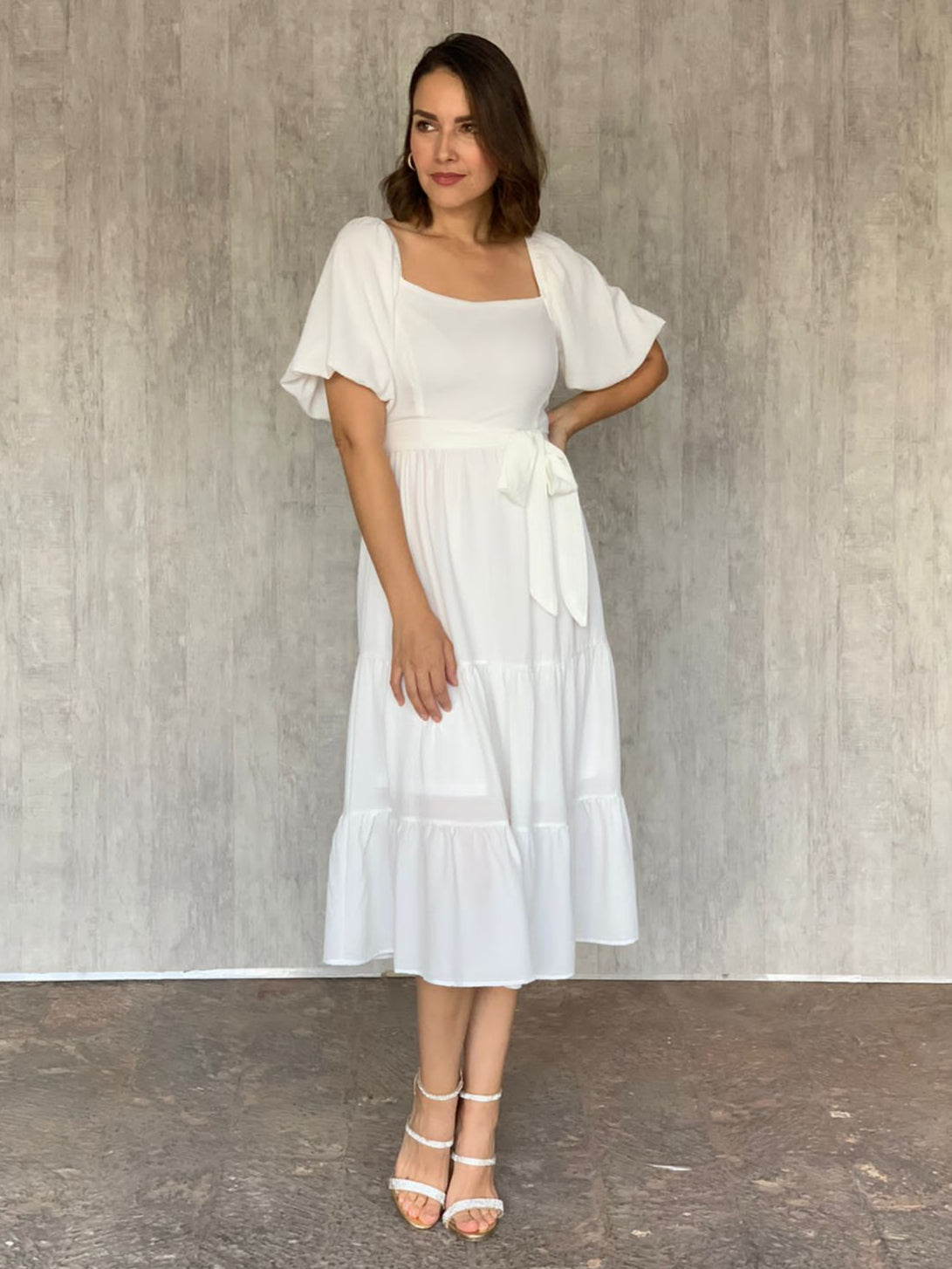 VESTIDO BLANCO Y3817