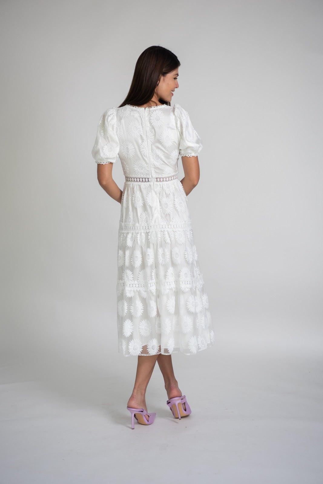 VESTIDO BLANCO MIDI JMD14682