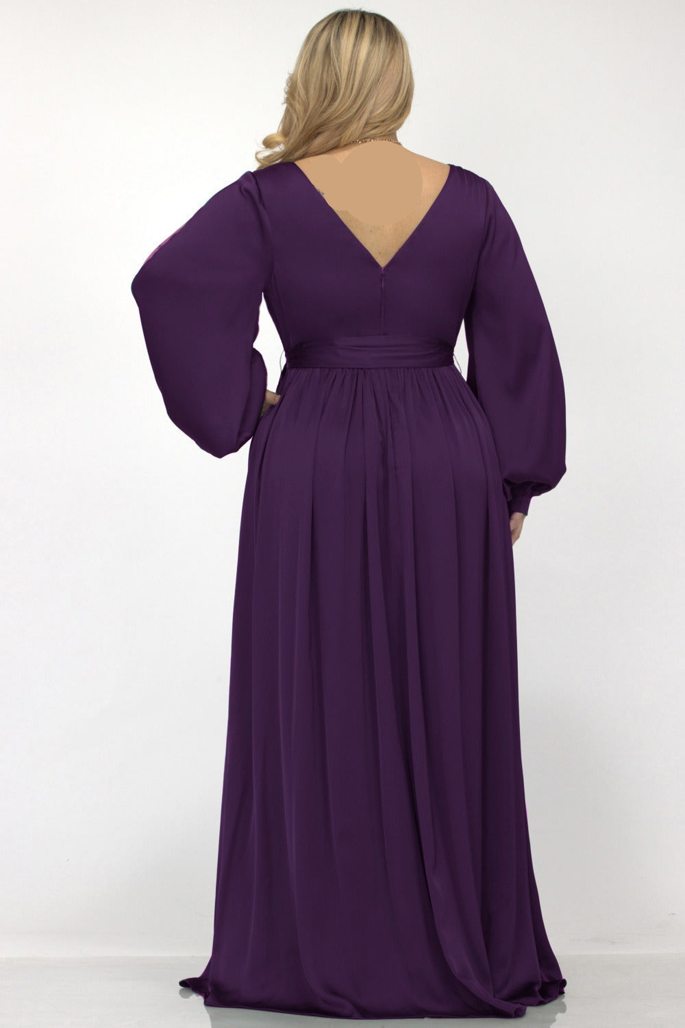 VESTIDO MORADO 21043