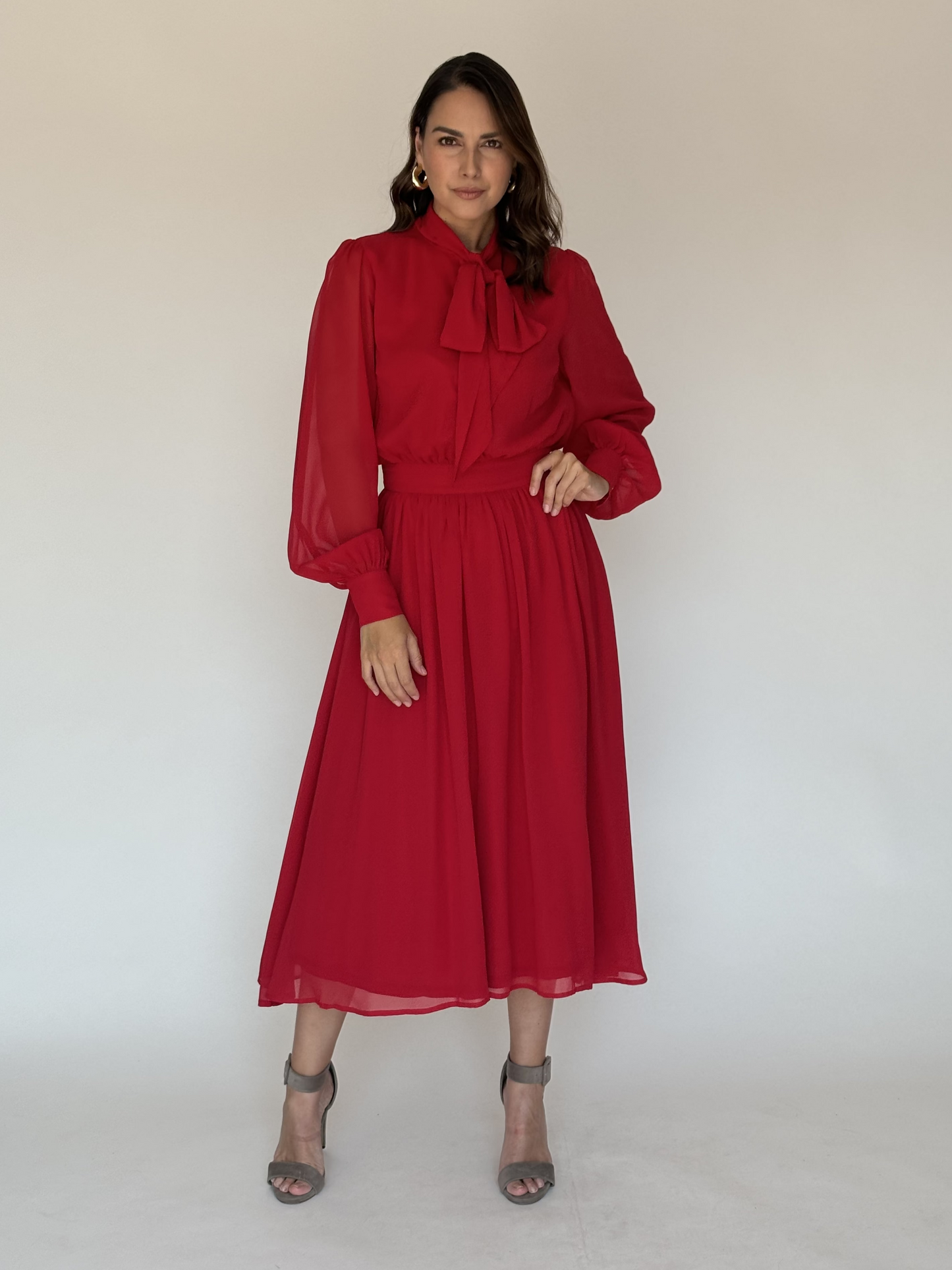 VESTIDO ROJO D21603