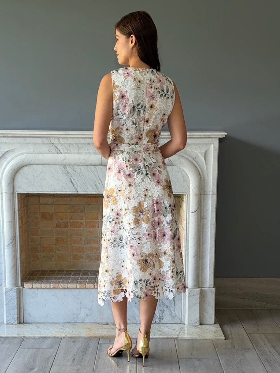 VESTIDO MIDI ESTAMPADO 10224