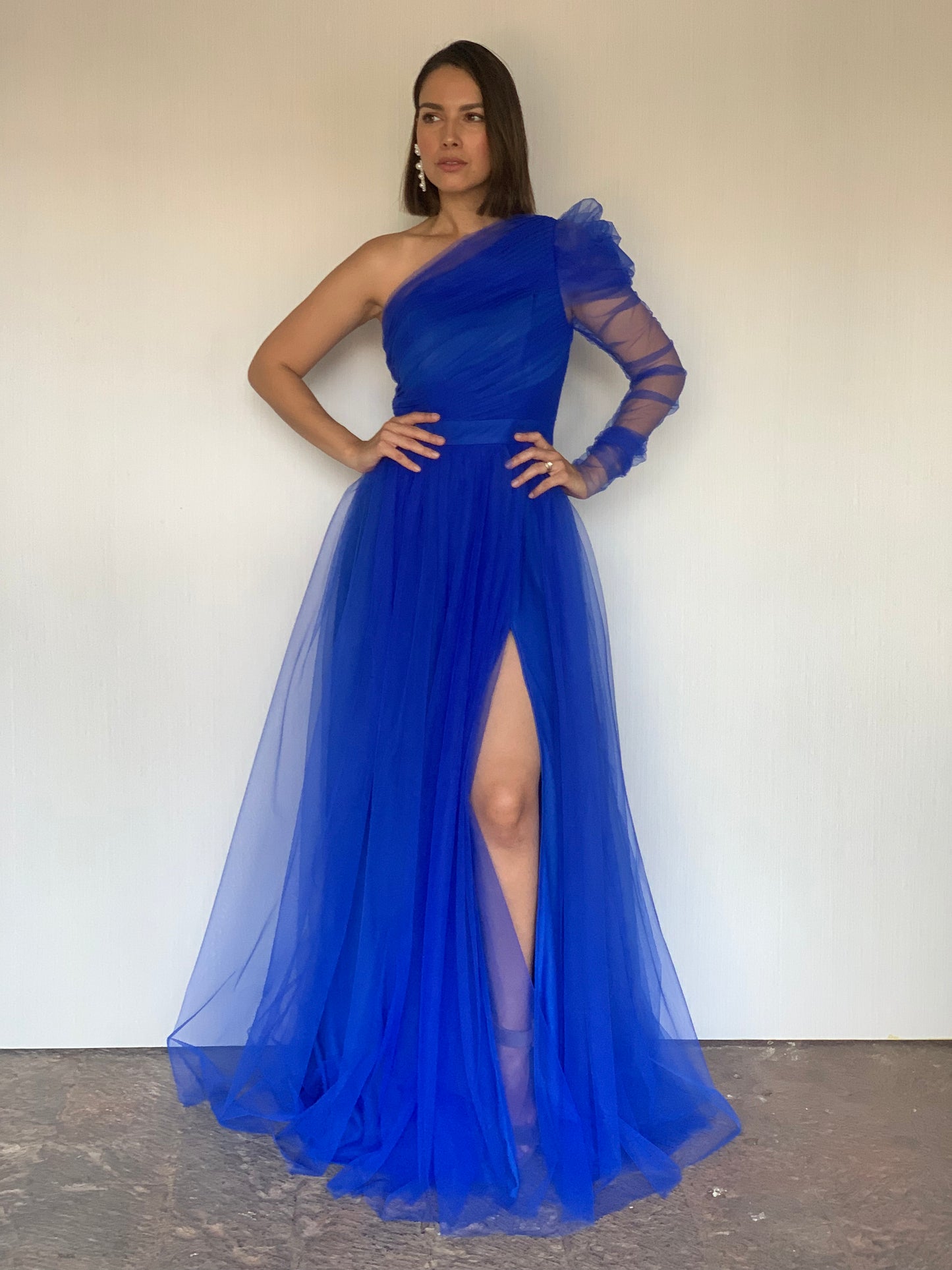 VESTIDO AZUL 7348