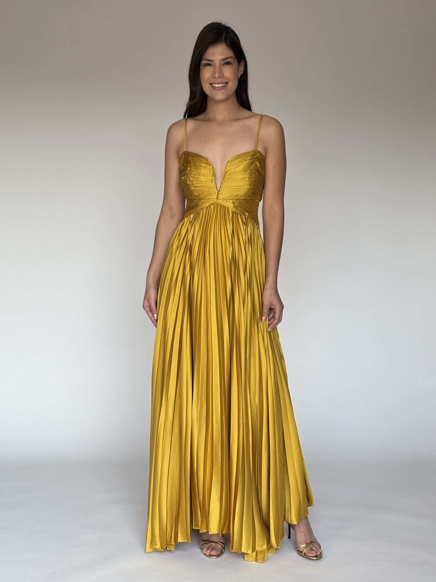 VESTIDO AMARILLO D10842