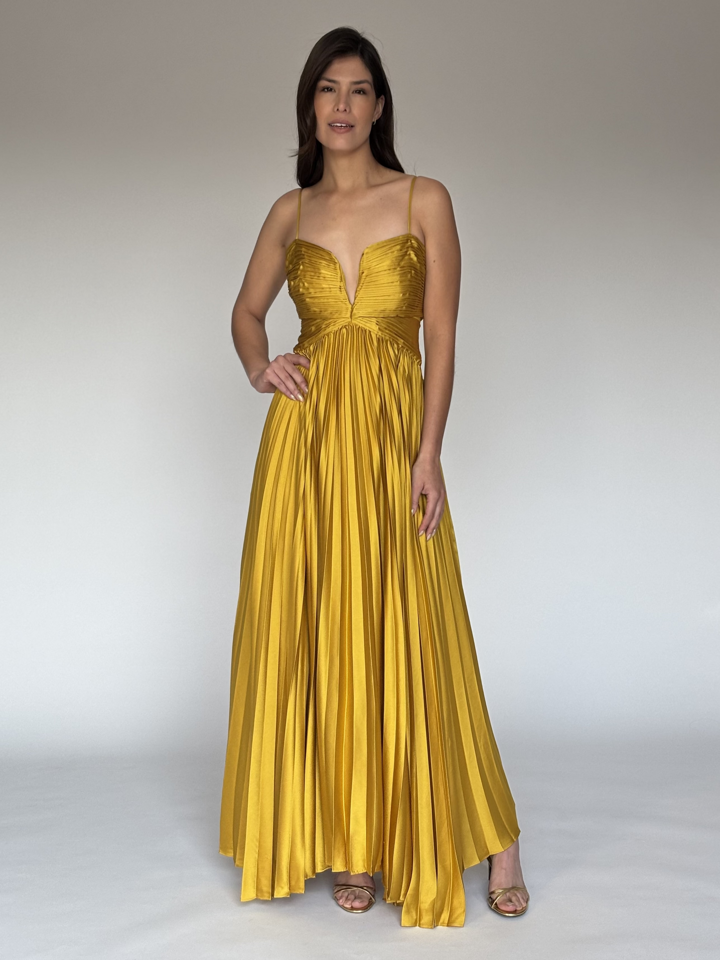 VESTIDO AMARILLO D10842