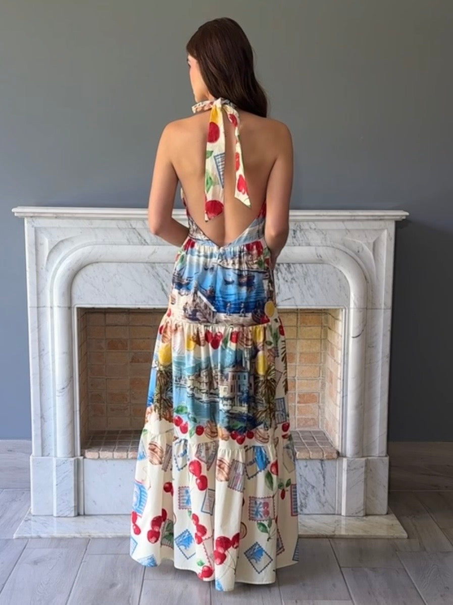 VESTIDO ESTAMPADO 23606