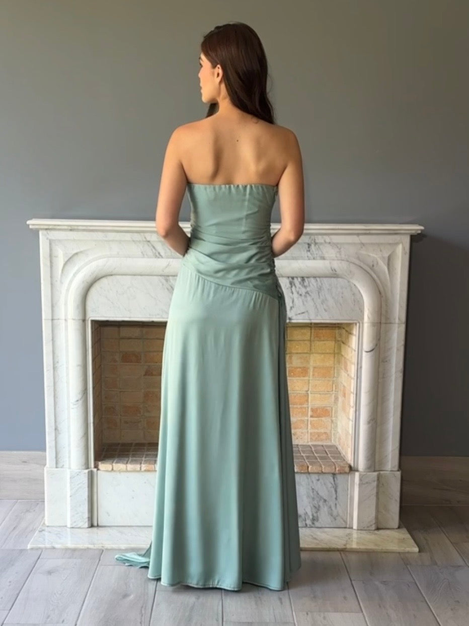 VESTIDO VERDE N2442