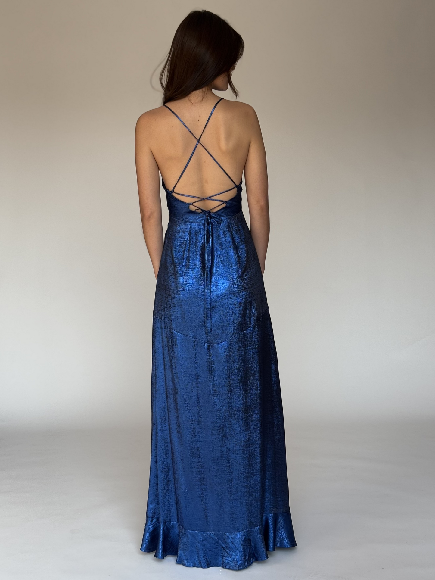 VESTIDO AZUL D5417