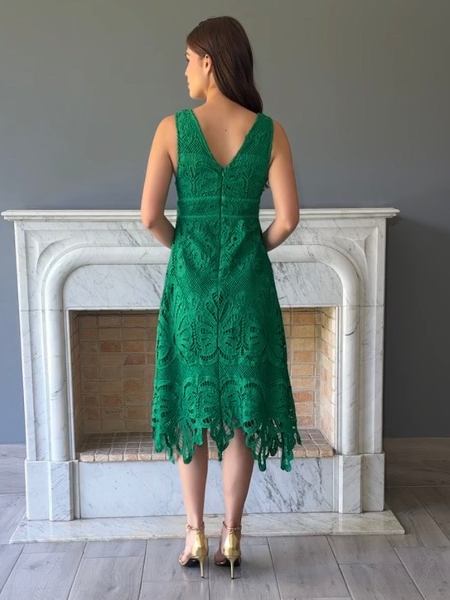 VESTIDO VERDE 96955