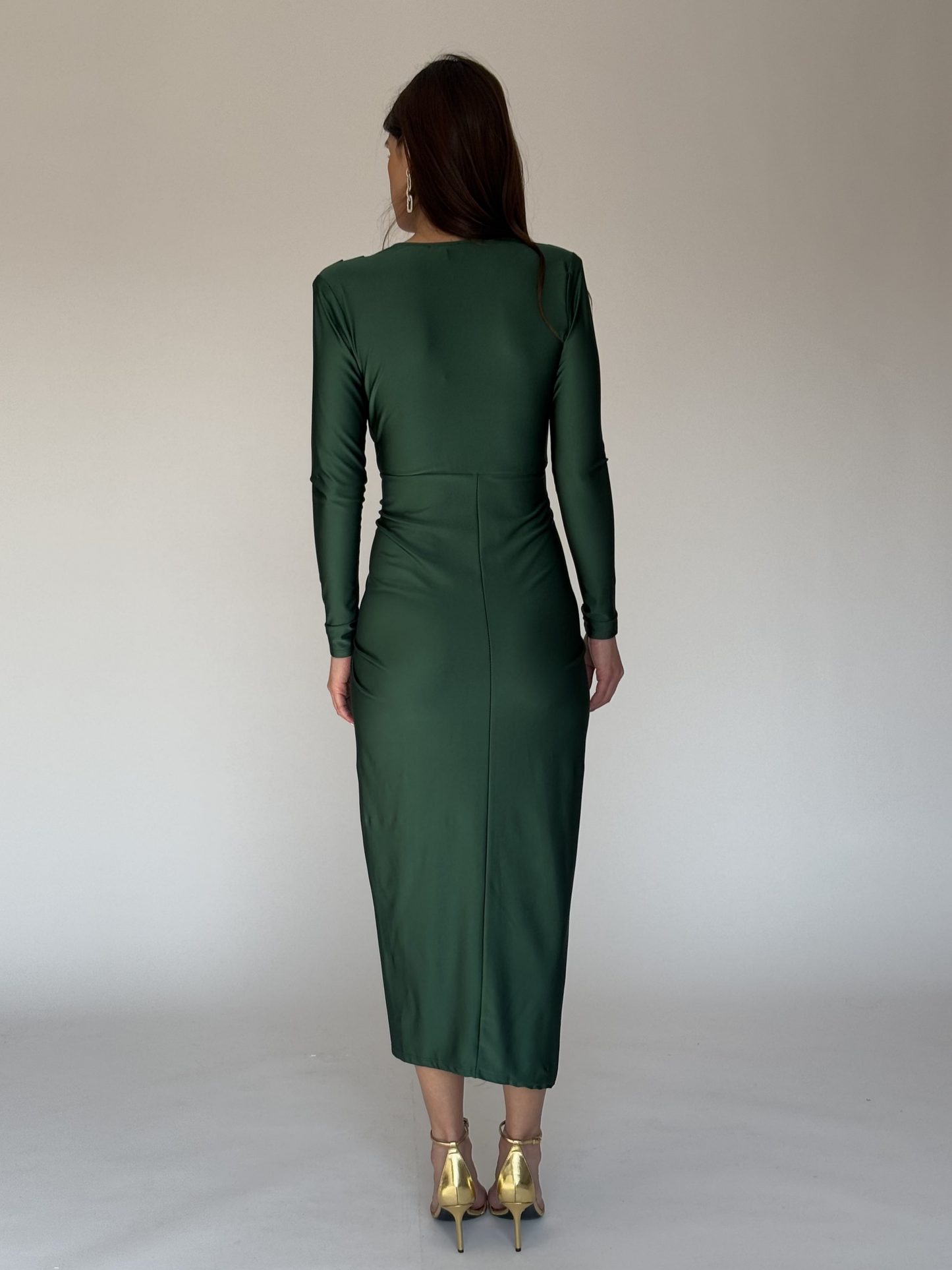 VESTIDO VERDE 12137
