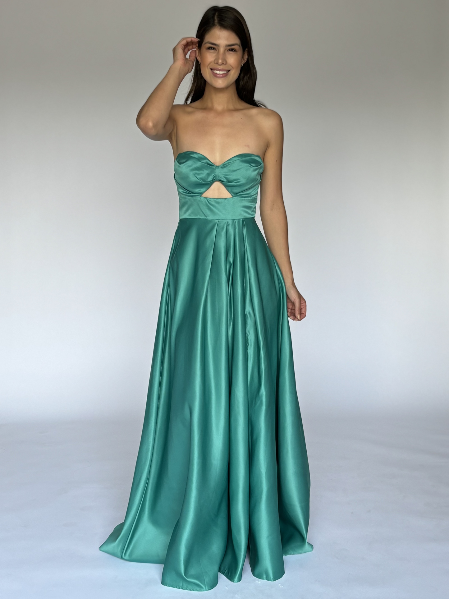 VESTIDO VERDE 22425