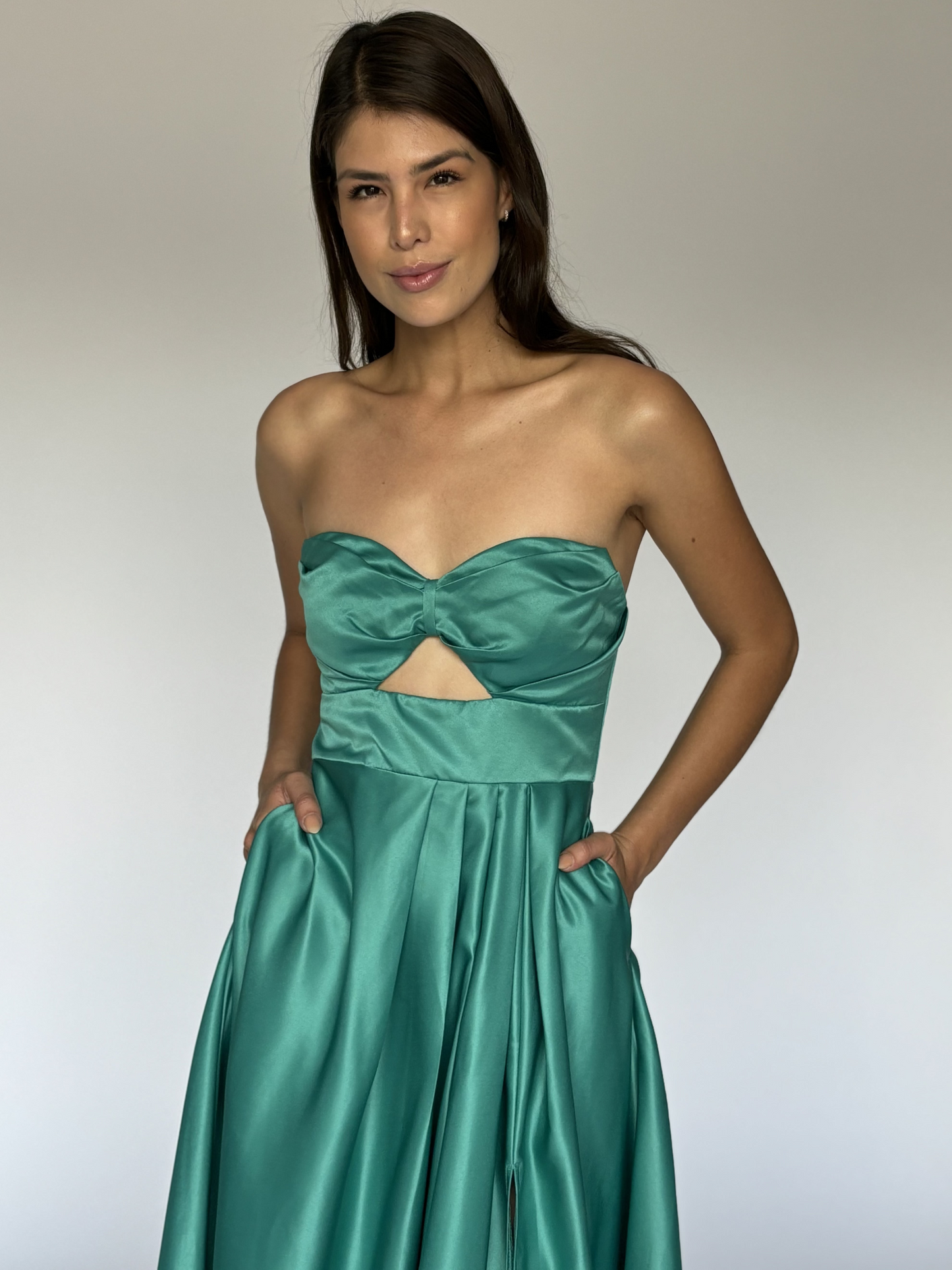 VESTIDO VERDE 22425