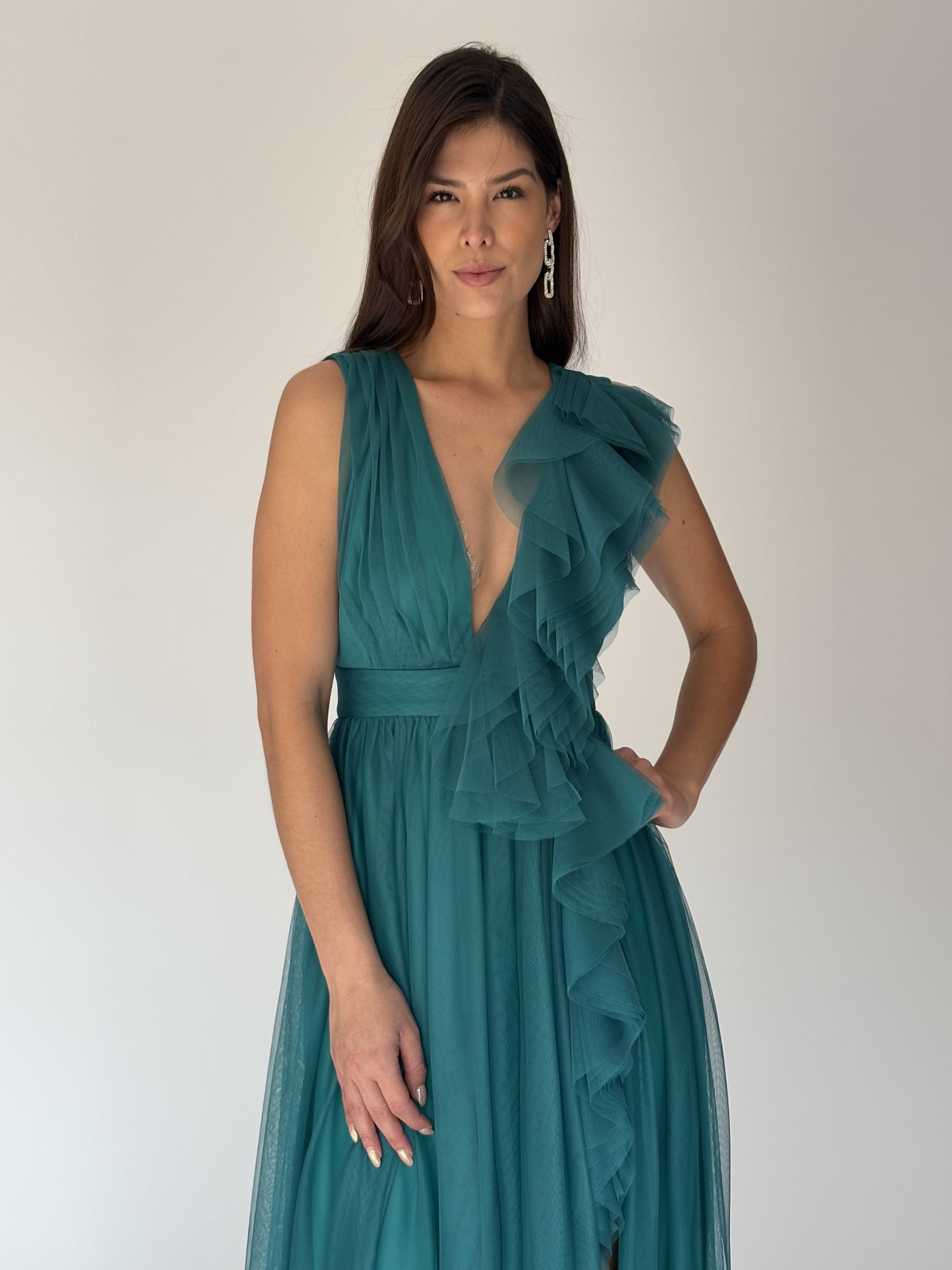 VESTIDO VERDE 507821