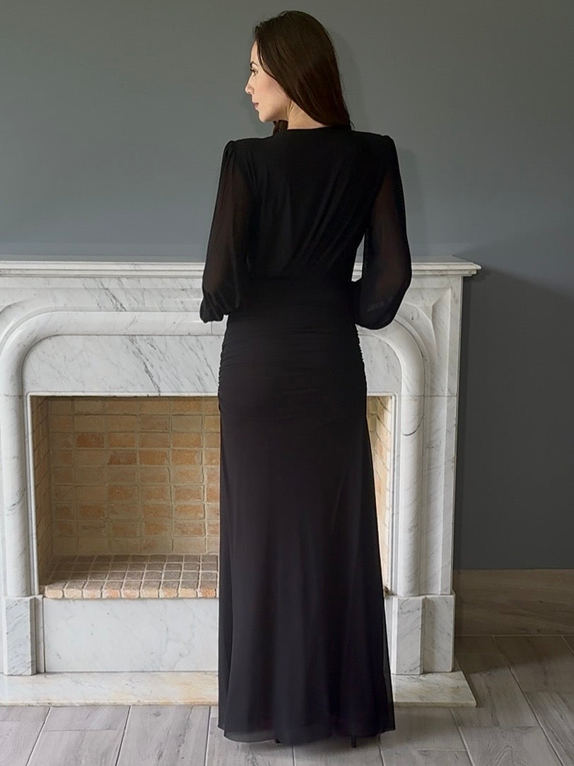 VESTIDO NEGRO C7142