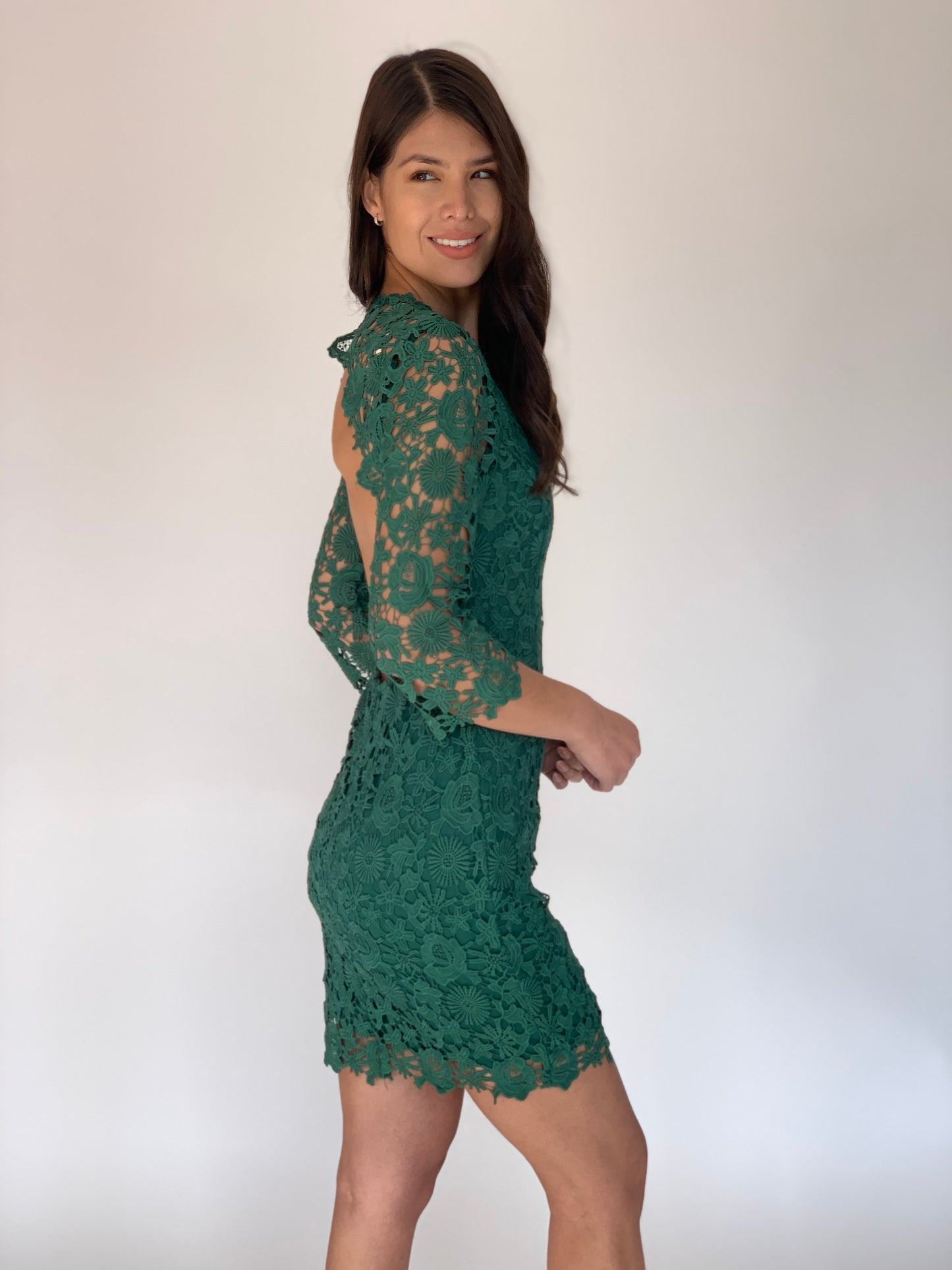 VESTIDO VERDE 12425