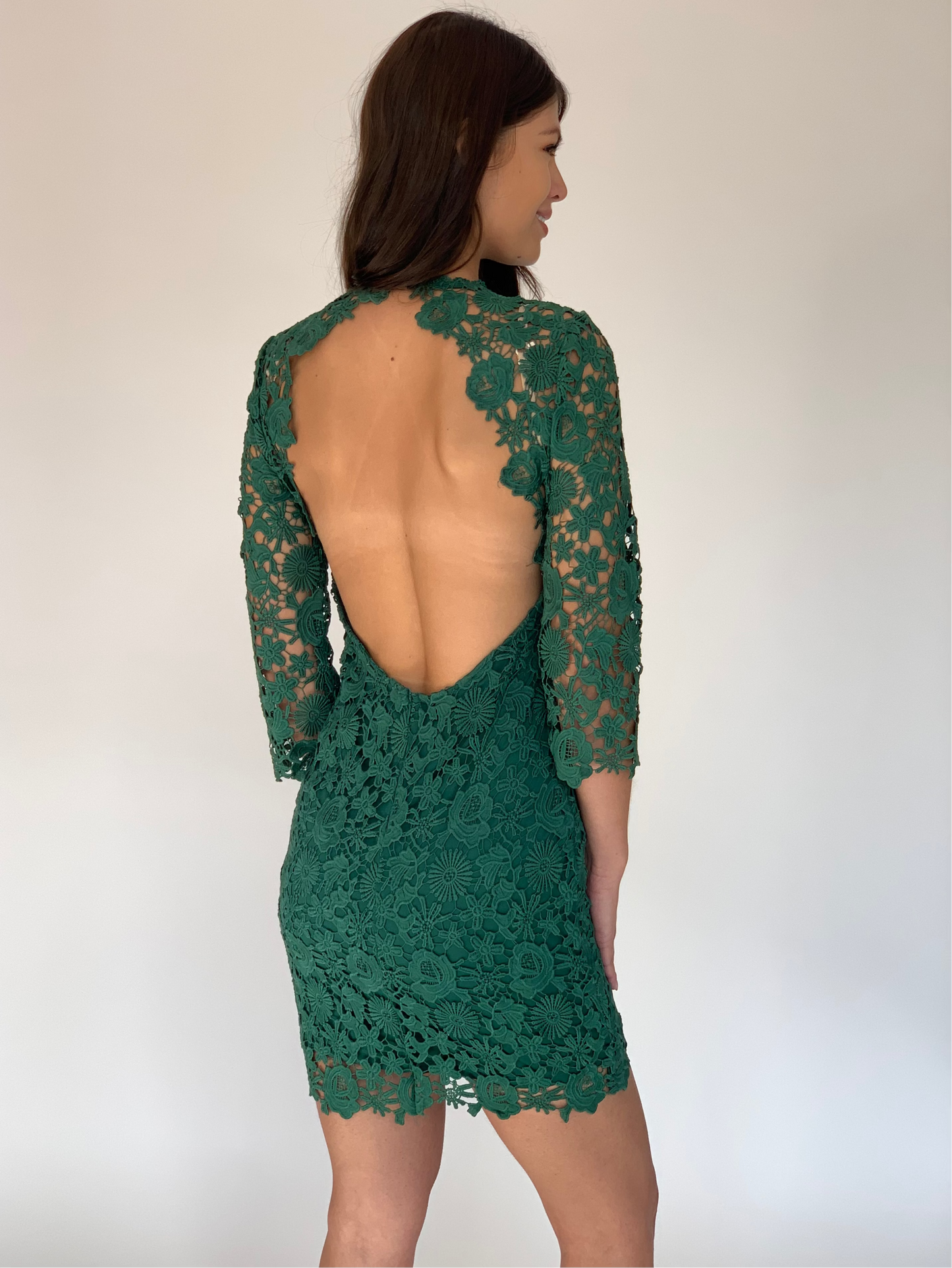 VESTIDO VERDE 12425