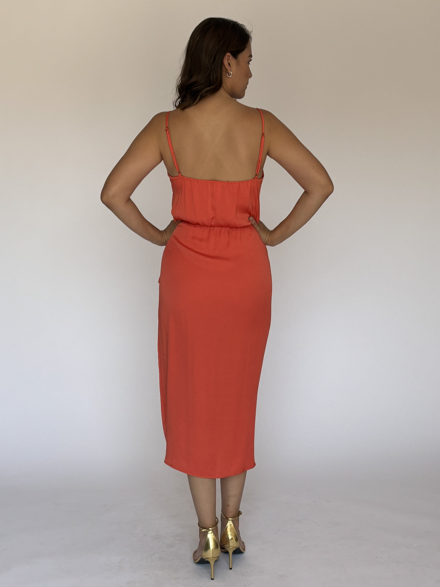 VESTIDO NARANJA d8333