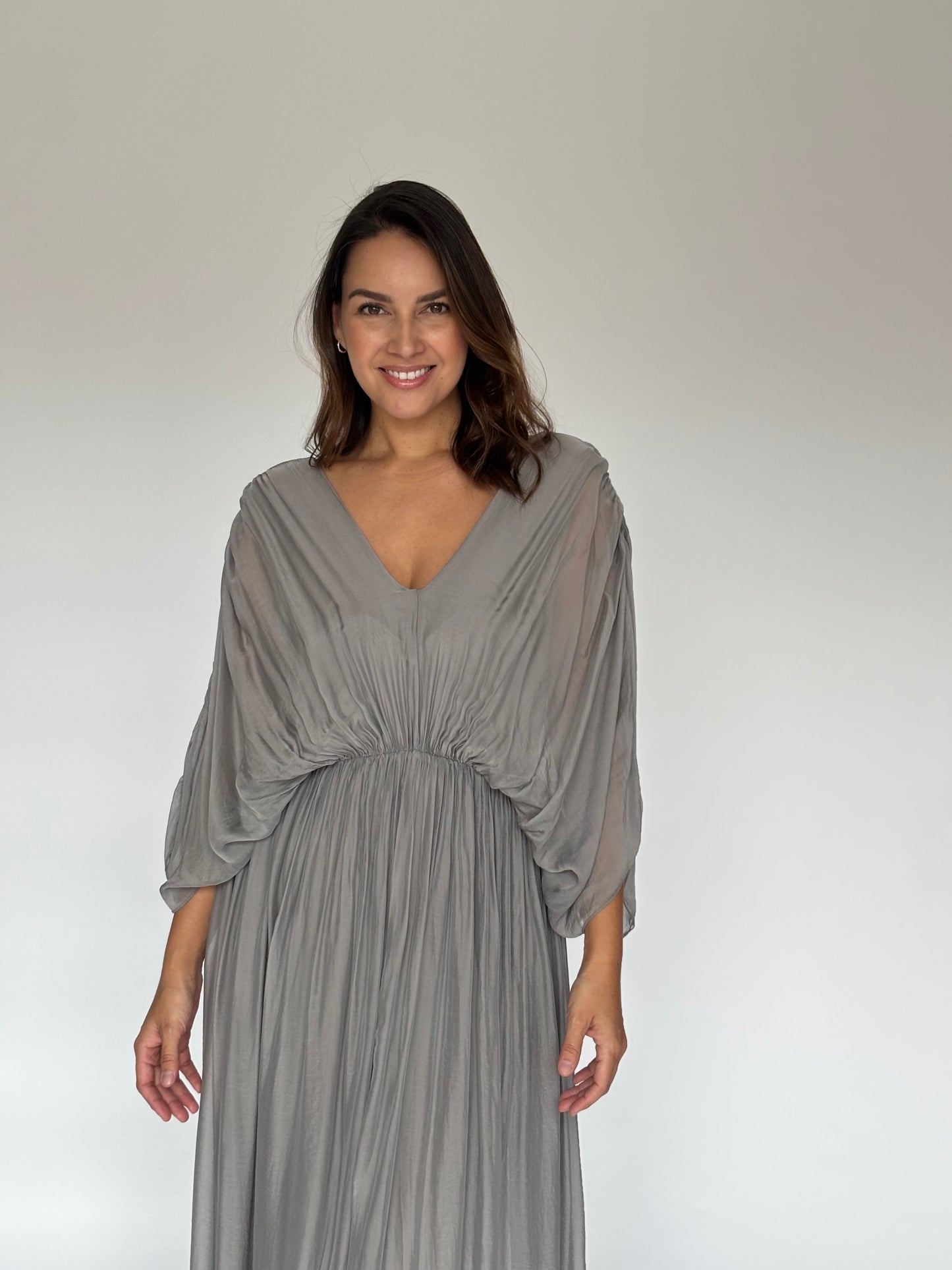 VESTIDO LIGERO GRIS Z7222