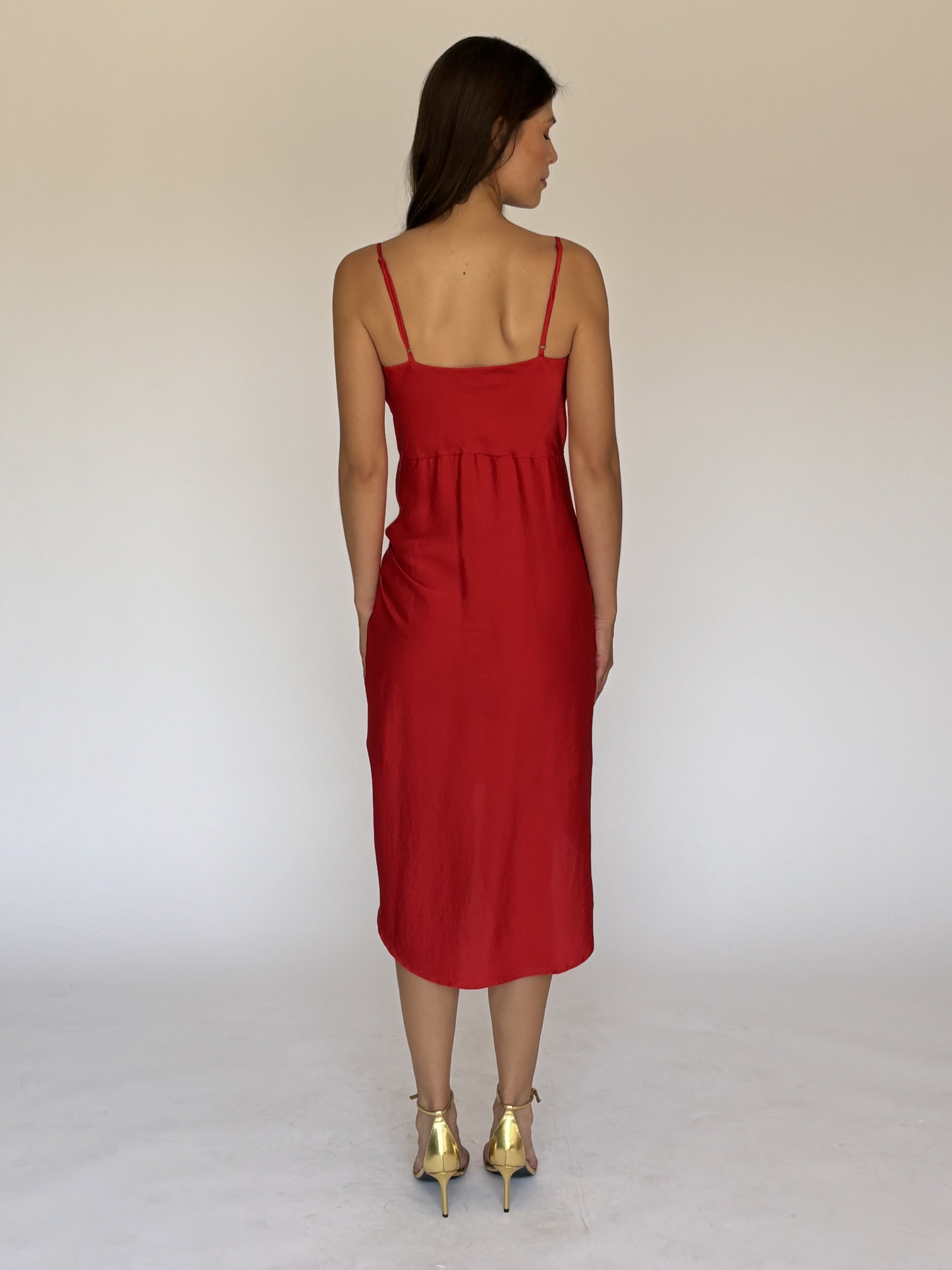 VESTIDO ROJO D8333