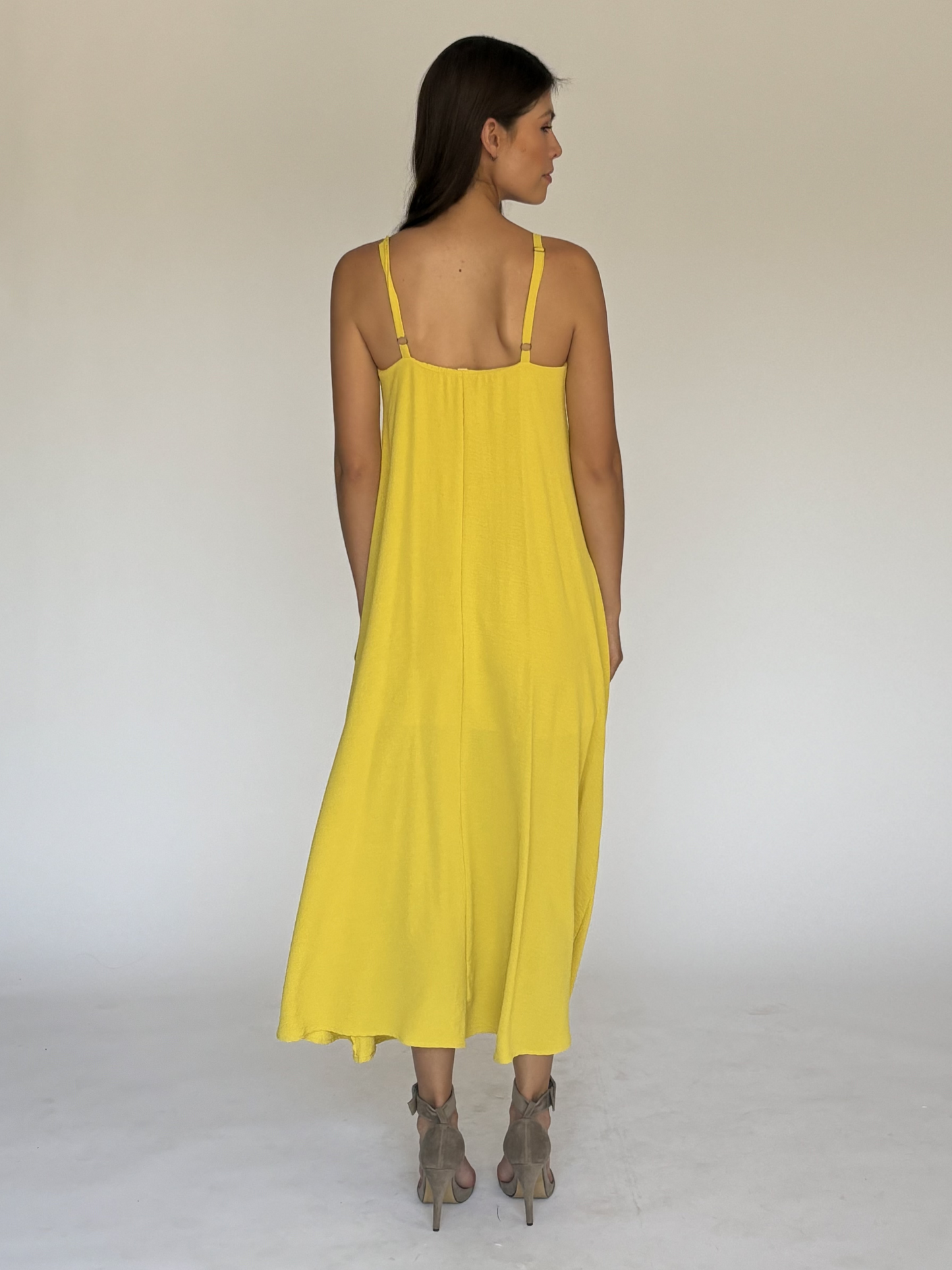 VESTIDO AMARILLO D8588