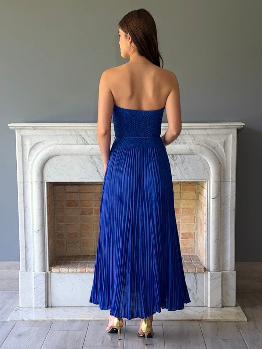 VESTIDO MIDI AZUL 3323H