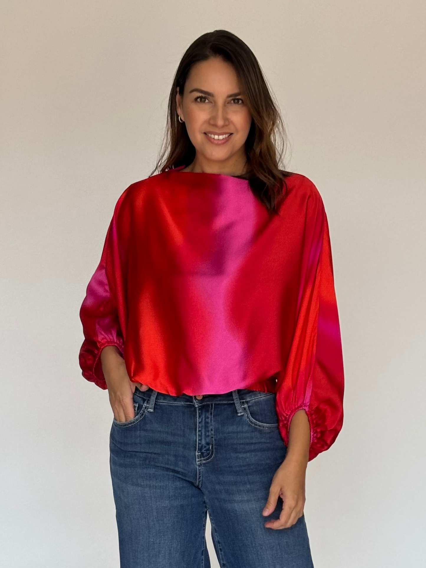 BLUSA ROJA T8997