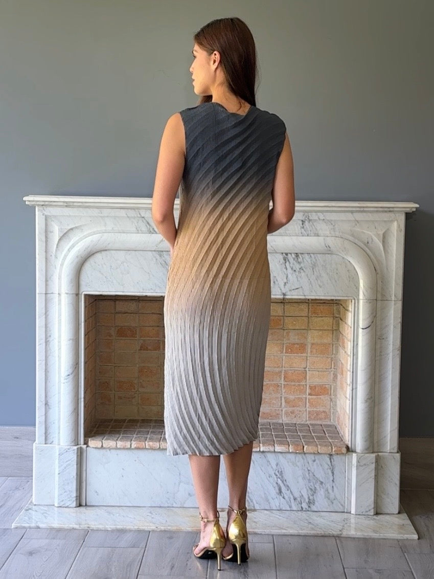 VESTIDO MIDI COLORES 40801