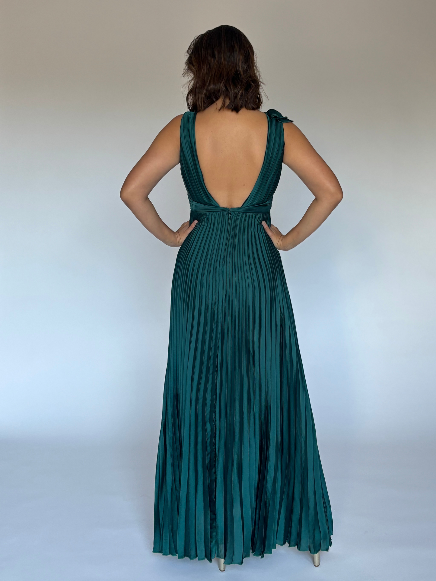 VESTIDO VERDE 2741