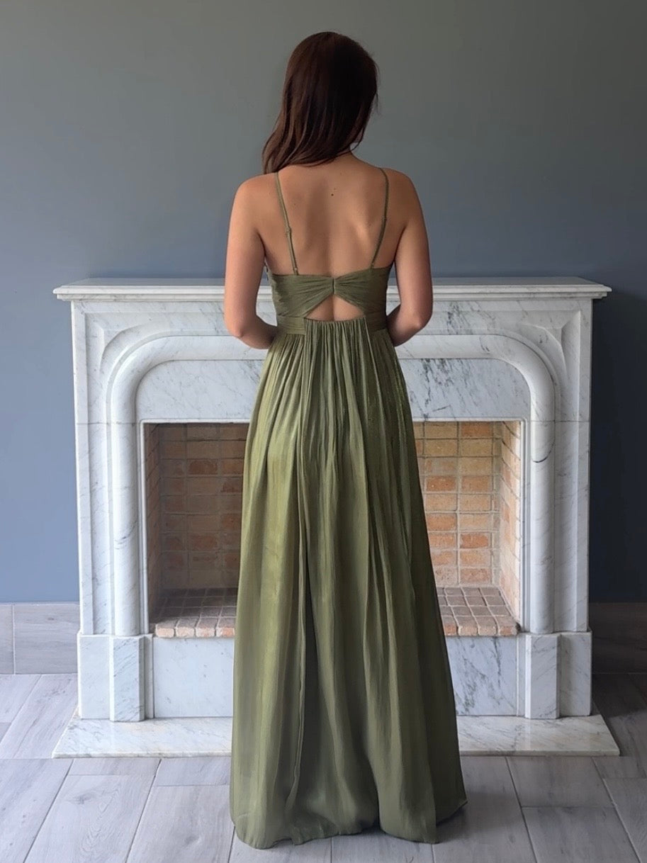 VESTIDO VERDE 9735