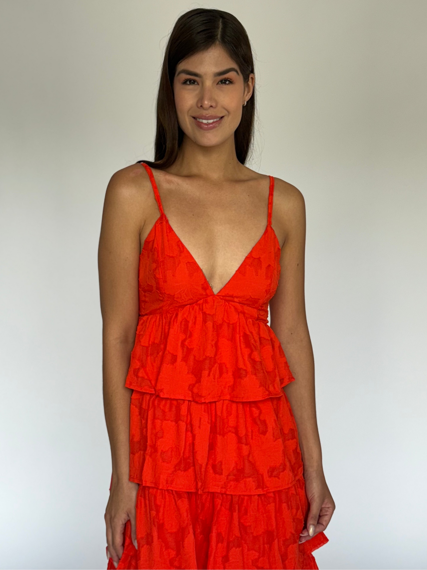 VESTIDO NARANJA 20203