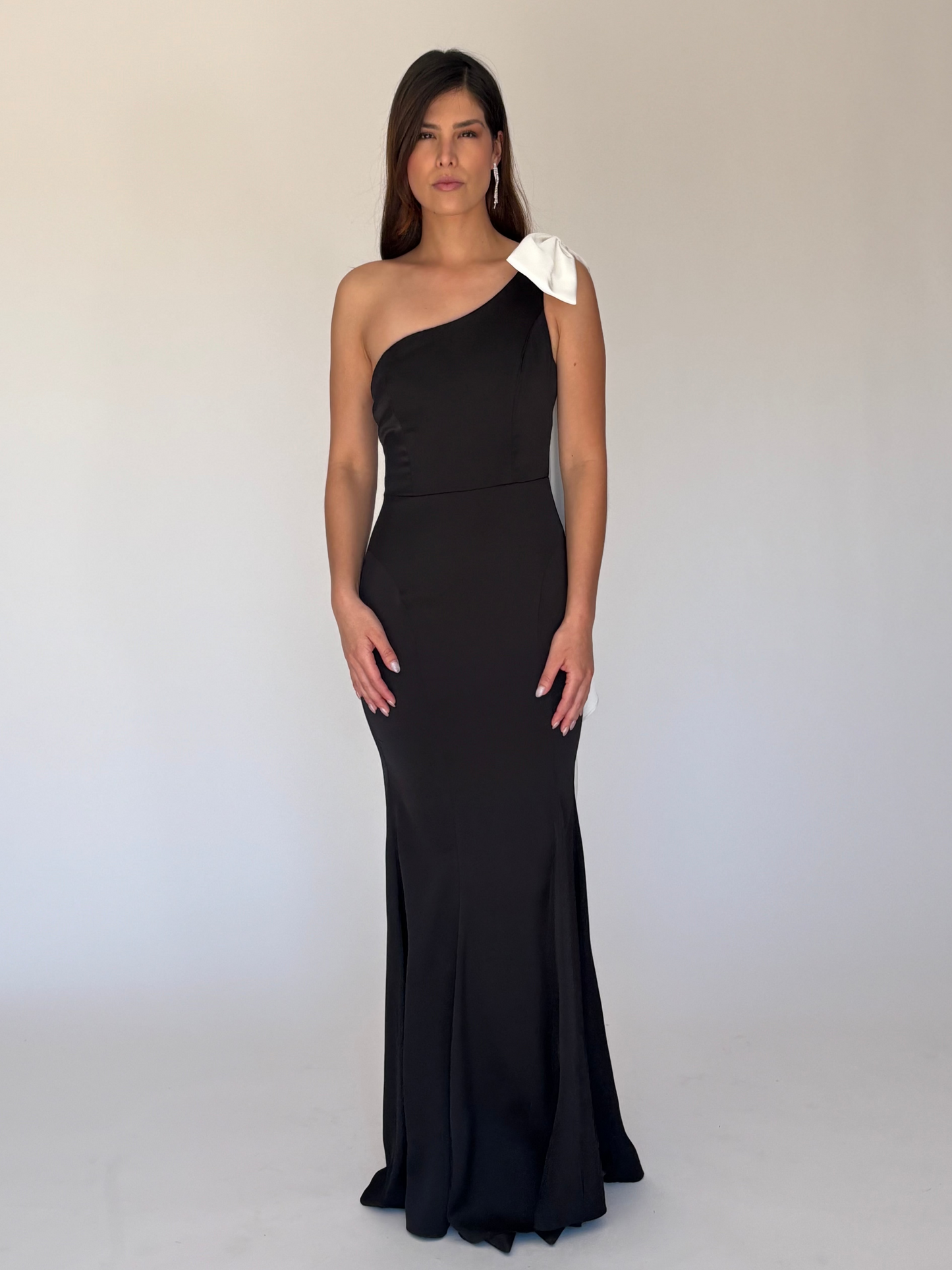 VESTIDO LARGO NEGRO 21273