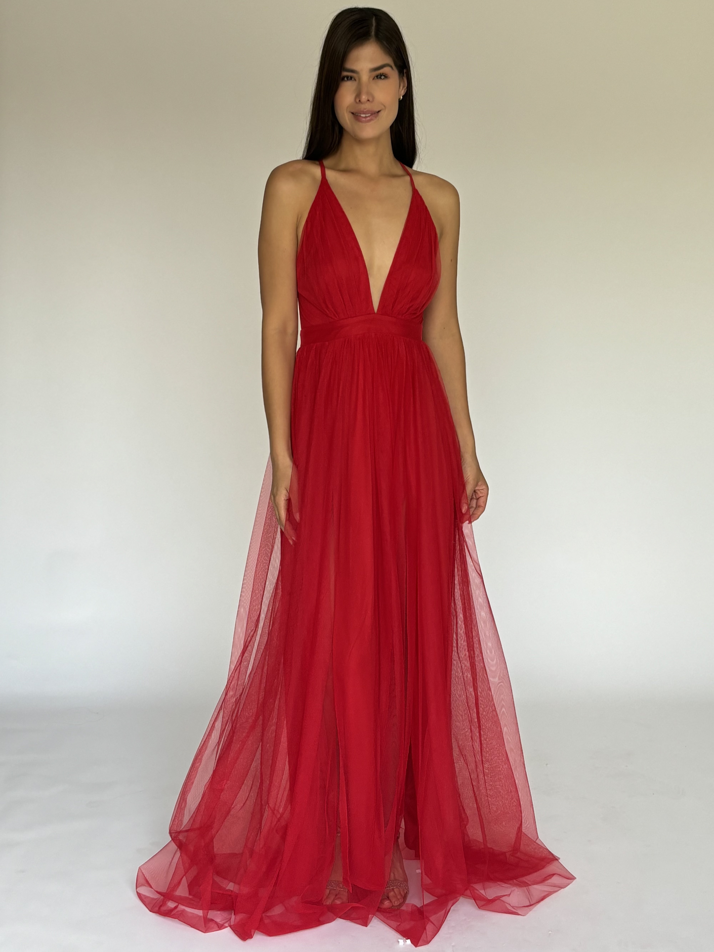 VESTIDO ROJO 3449