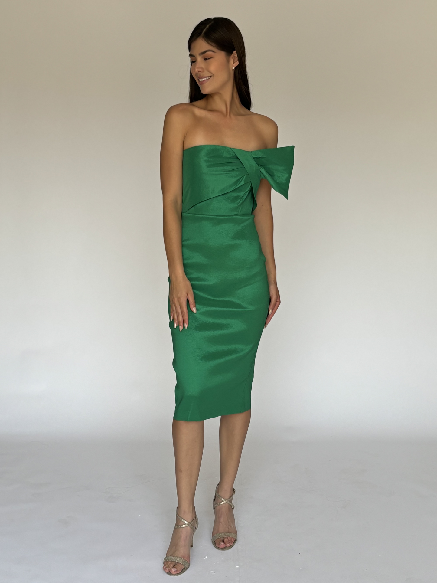 VESTIDO VERDE 1227