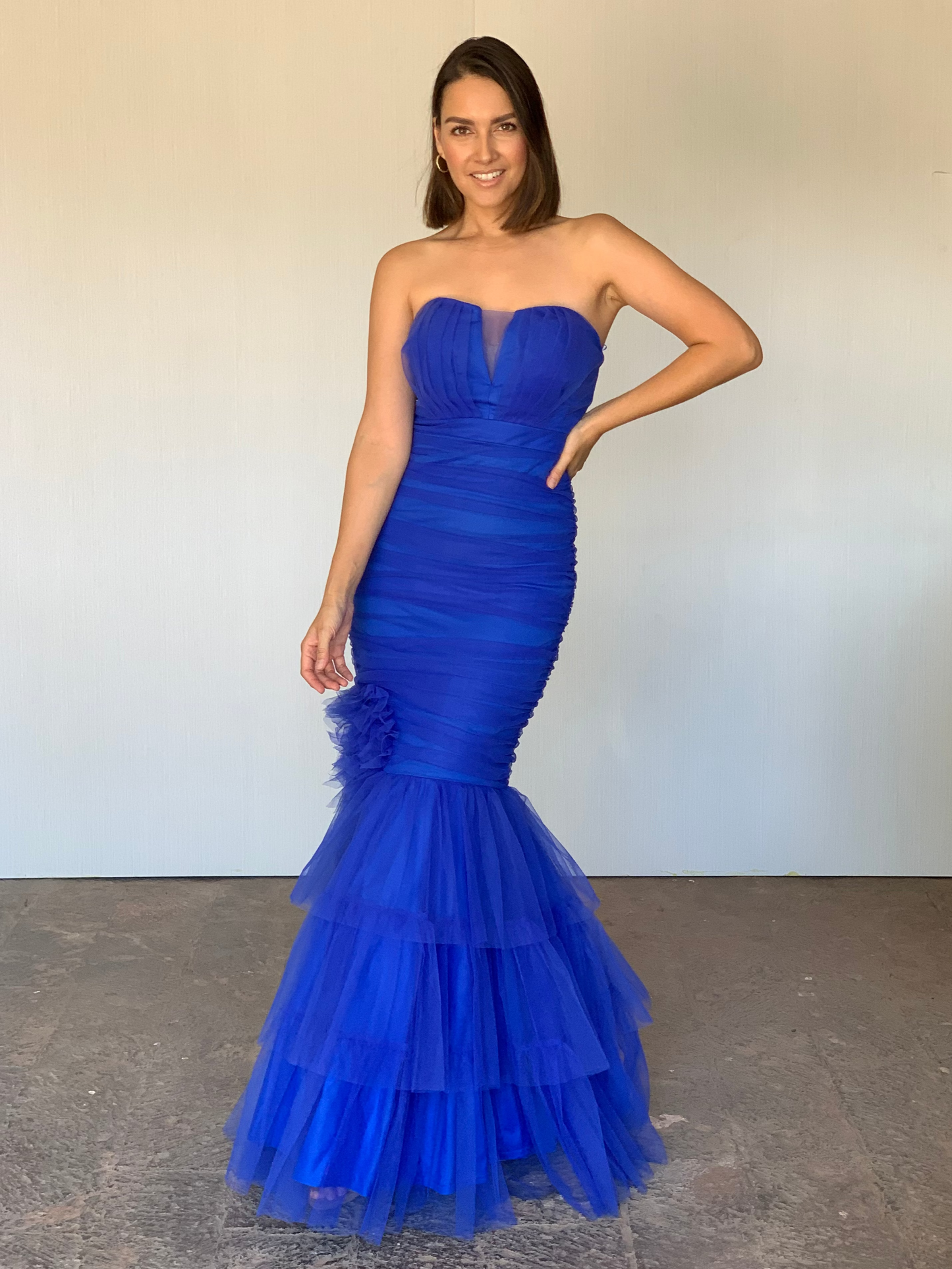VESTIDO AZUL 7659