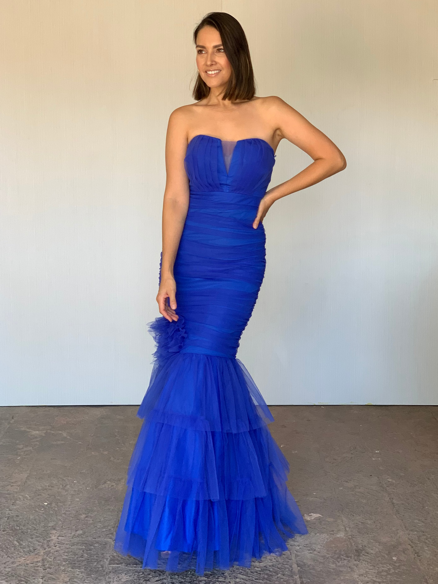 VESTIDO AZUL 7659