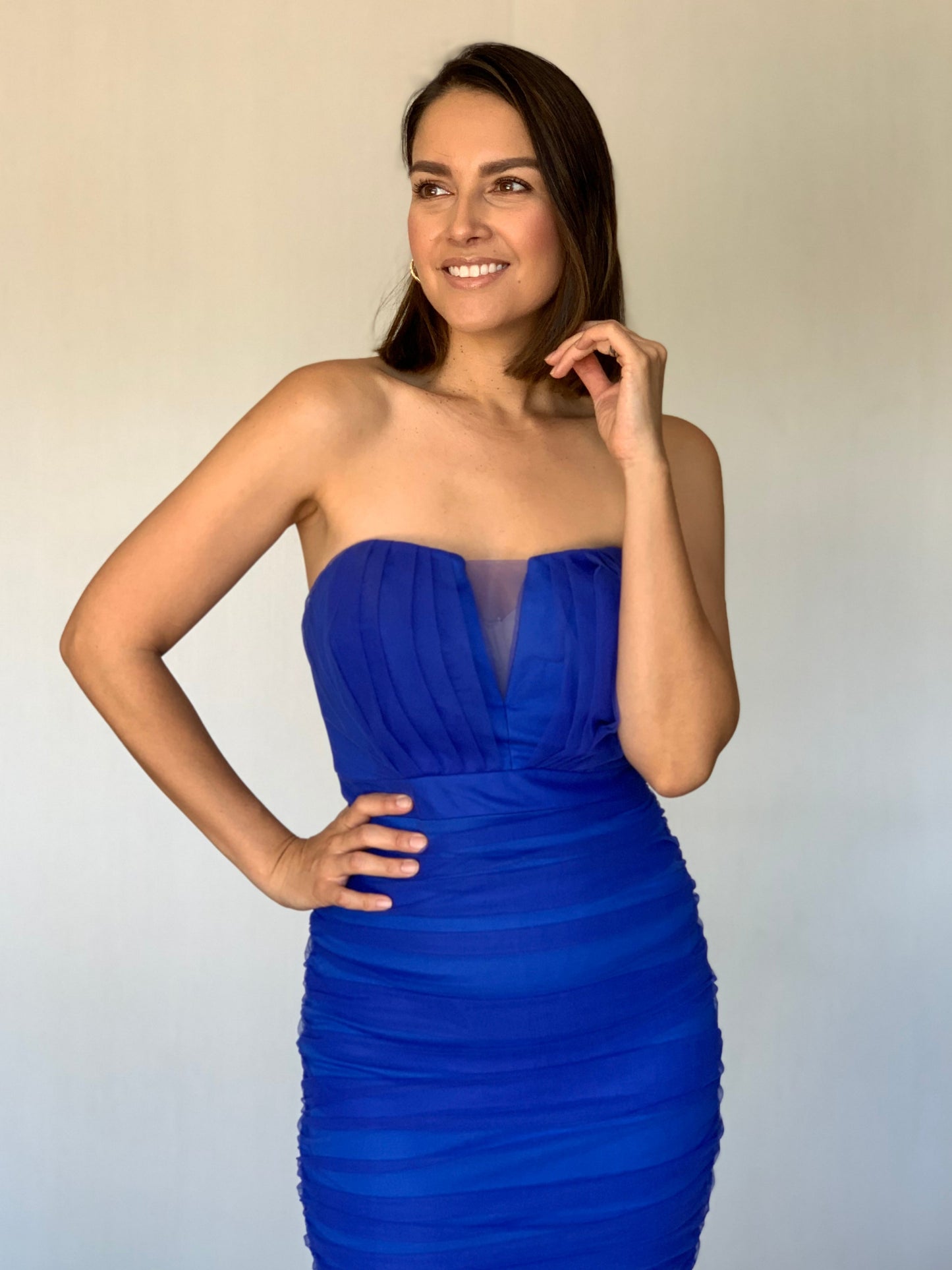 VESTIDO AZUL 7659