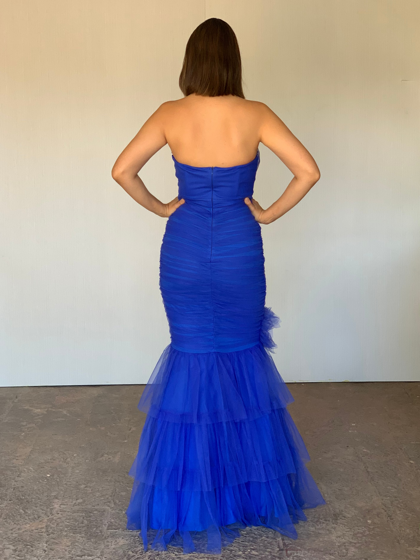 VESTIDO AZUL 7659