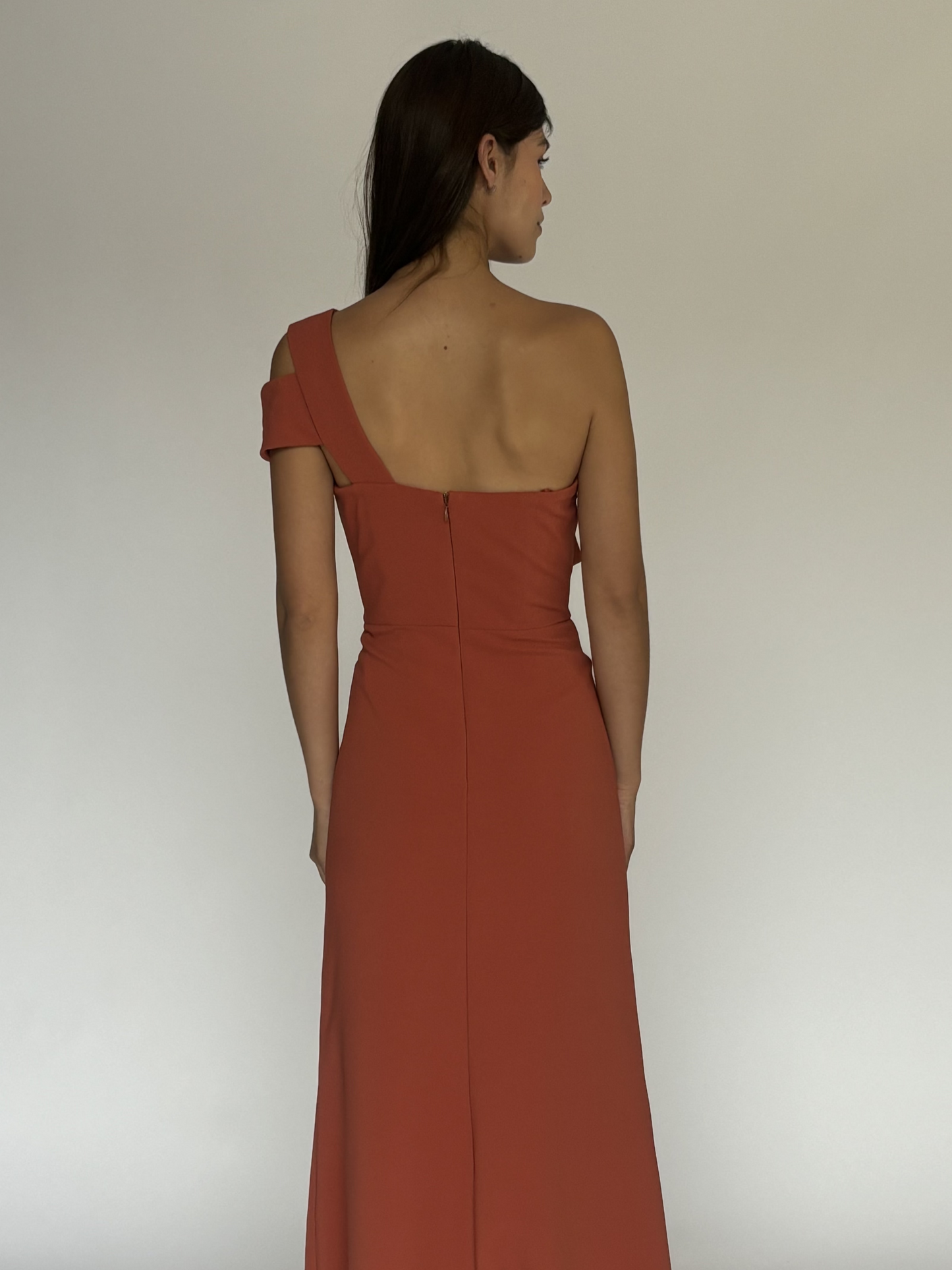 VESTIDO NARANJA 6493