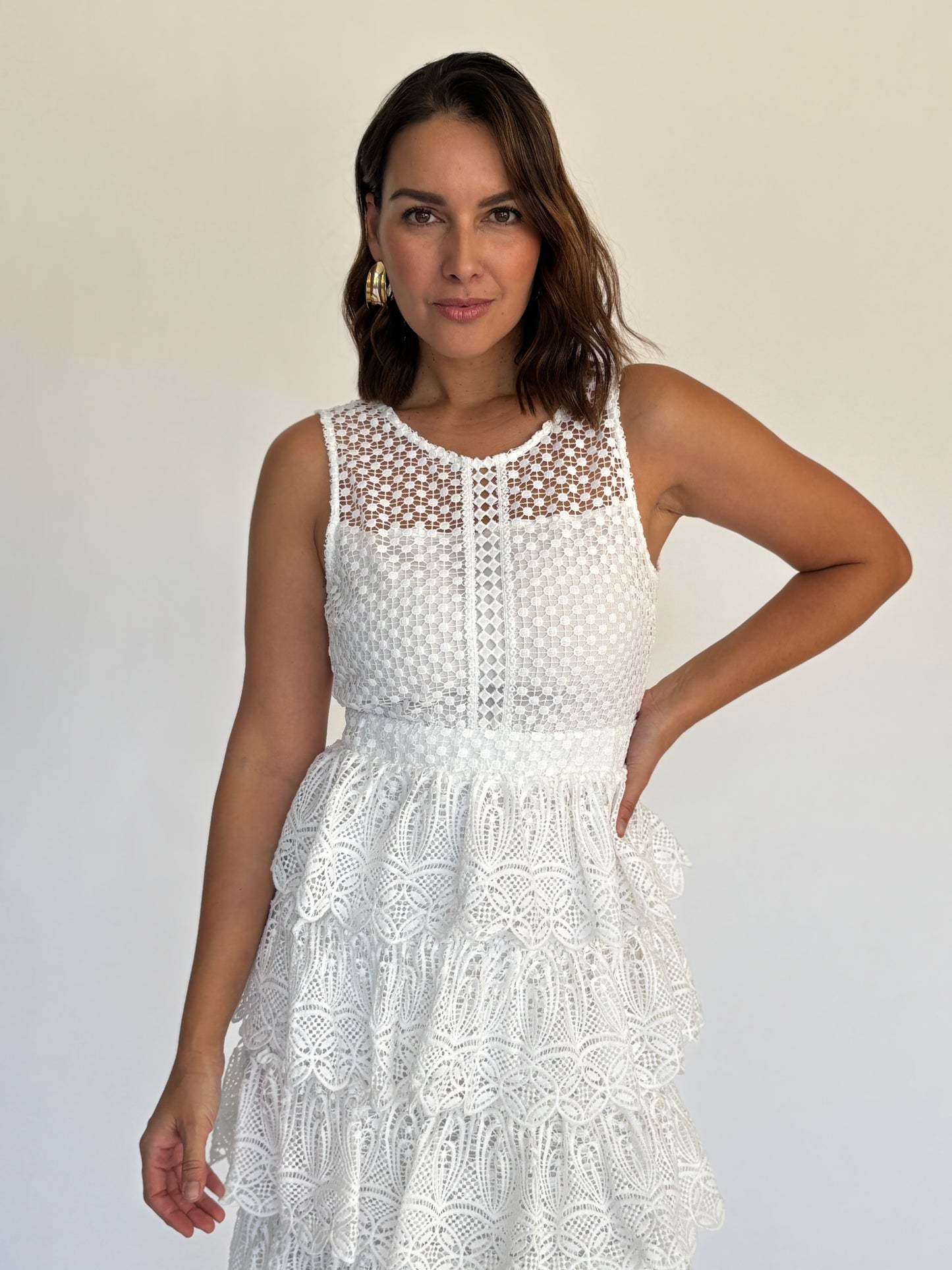 VESTIDO MIDI BLANCO D5842