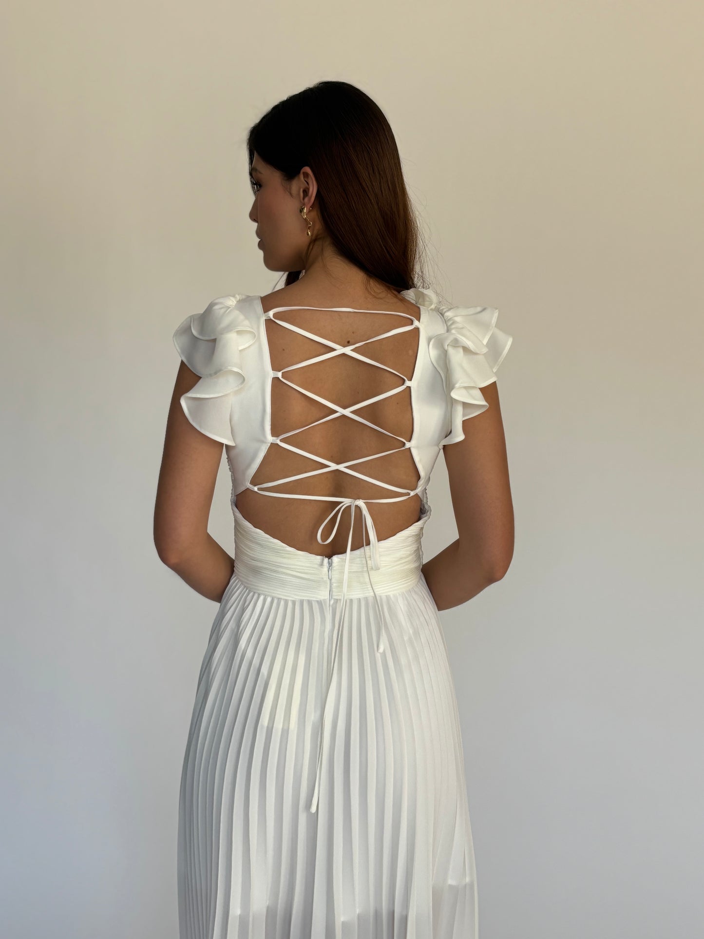 VESTIDO MIDI BLANCO D5726