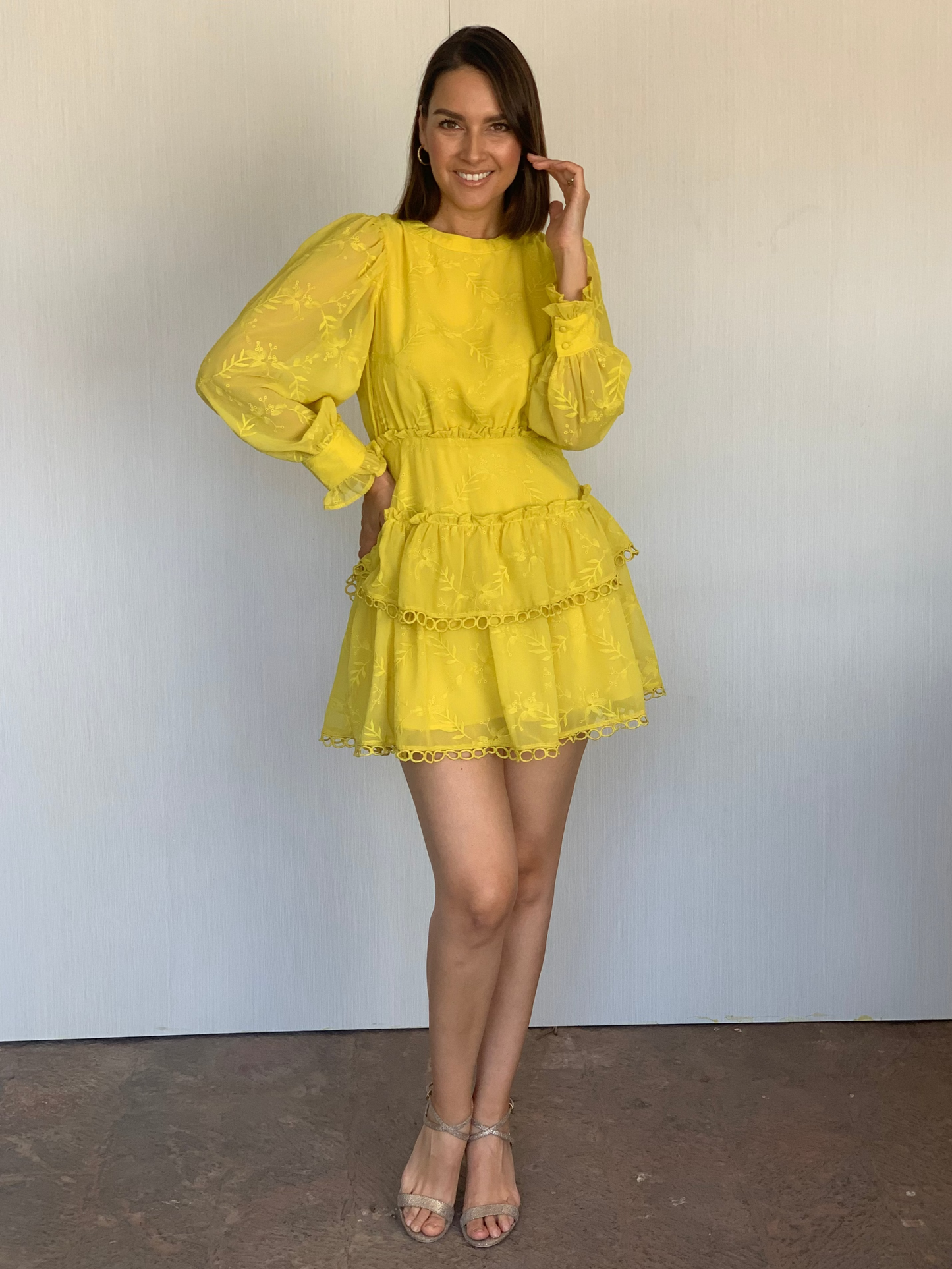 VESTIDO AMARILLO 3805