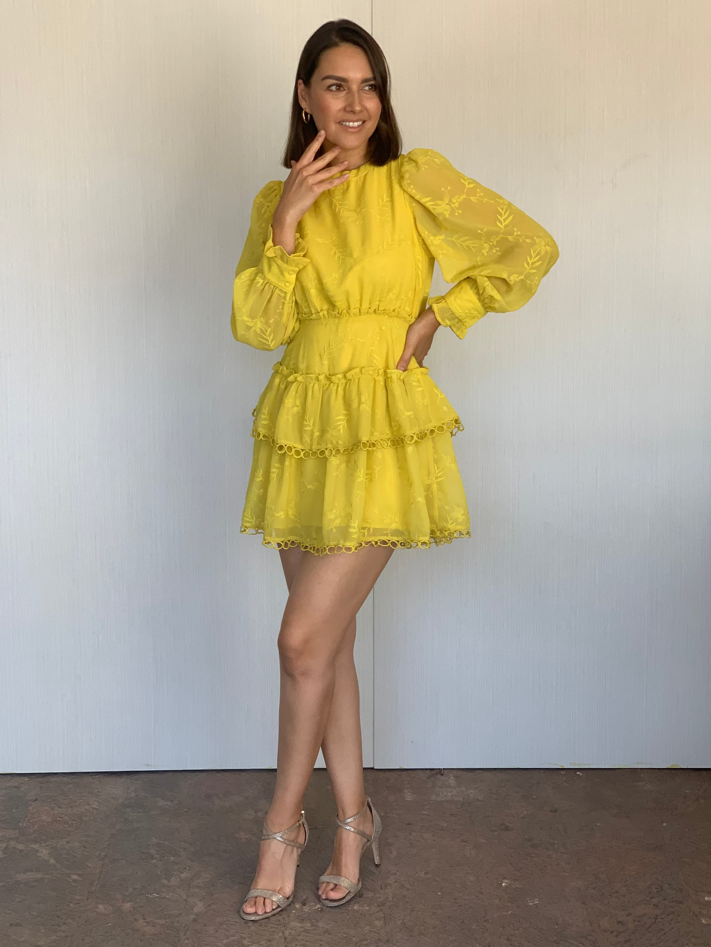 VESTIDO AMARILLO 3805