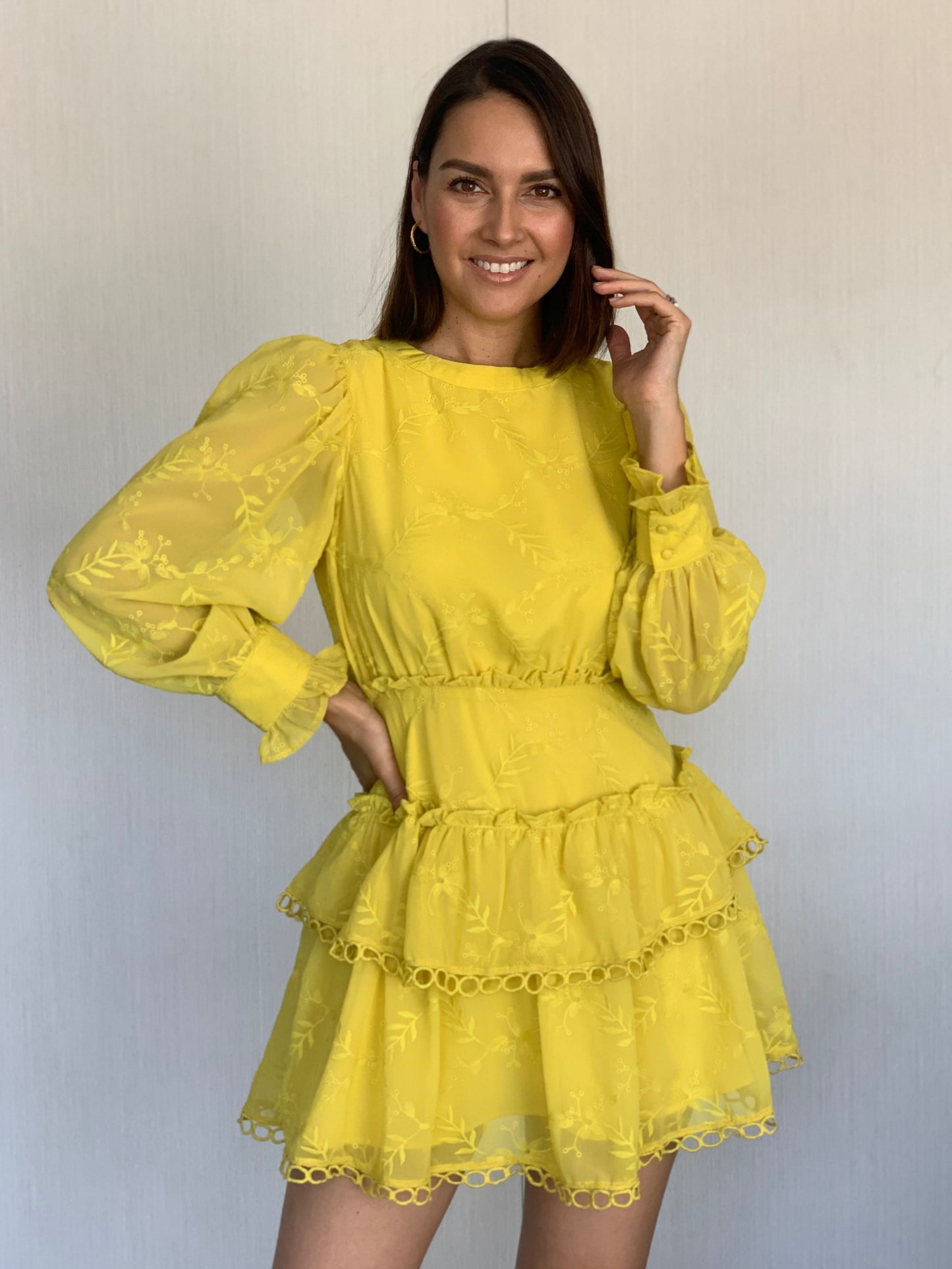 VESTIDO AMARILLO 3805
