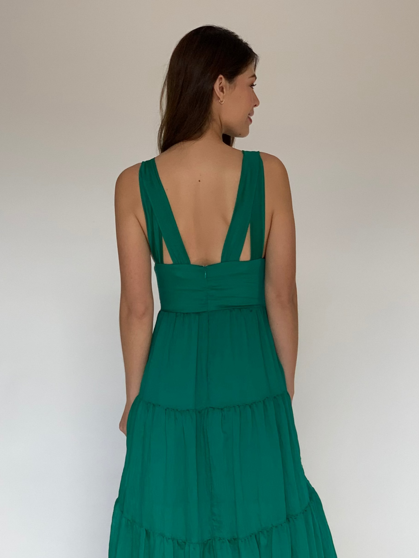VESTIDO VERDE 7646