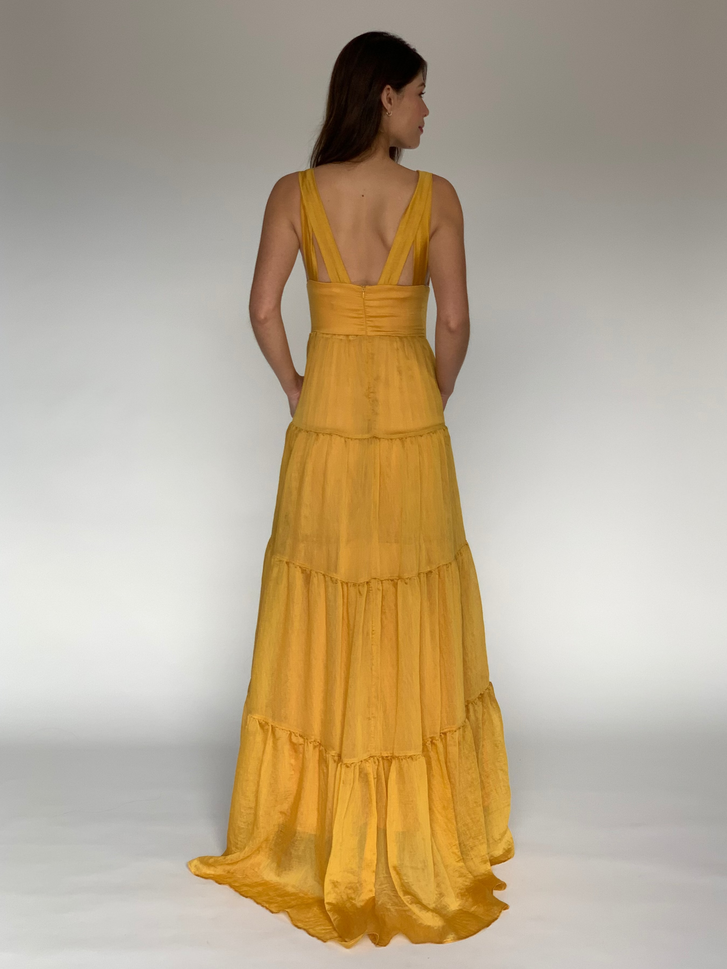VESTIDO AMARILLO 7646